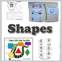 Preschool Kindergarten Shapes Activities and Crafts