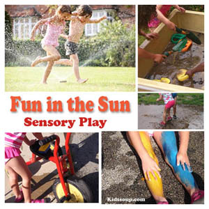 Preschool Summer Activities and Sensory Play