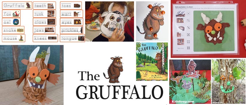preschool gruffalo activities, lessons, and crafts