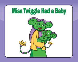 Miss Twiggles Story Book and Printables for preschool