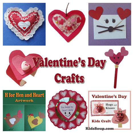 Valentine's Day crafts ideas for preschool and kindergarten