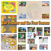 The Weather and the four seasons activities and lessons for preschool and kindergarten