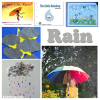 Preschool Kindergarten Rain and Weather Activities