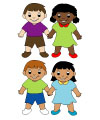 Martin Luther King Jr. friends preschool game and activity