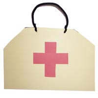 Doctor's bag craft and activity for preschool and kindergarten