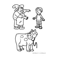 fairy tale coloring pages preschool shapes - photo #28