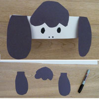farm animal headband crafts and game for preschool and kindergarten
