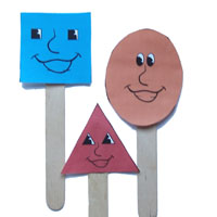 Shapes puppets rhymes and songs