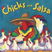 Chicks and Salsa - Chicken and Eggs Picture book for children
