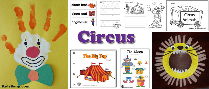 Circus Activities and Crafts for preschool and kindergarten