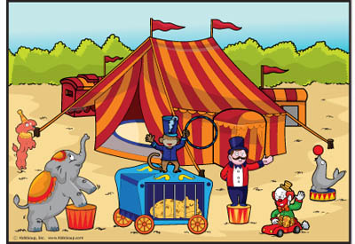 KidsSoup Circus Poster and Printable for preschool