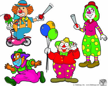 Clowns Language Activity for preschool and kindergarten