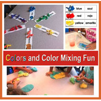 Preschool, kindergarten, Color Mixing Activities