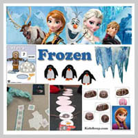 Preschool and Kindergarten Frozen Activities and Crafts