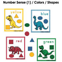 Color matching activity and game for preschool