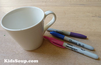 preschool tea cup craft idea