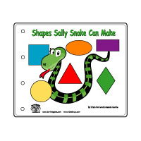 Sally Snake Can Make Shapes Emergent Reader and Activities