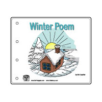 preschool and kindergarten Winter Poem emergent reader printables