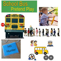 Preschool, Kindergarten School Bus Activities and Games
