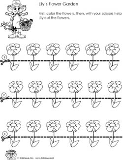 Fun Preschool Scissor Skills Worksheets for Kids - Look! We're