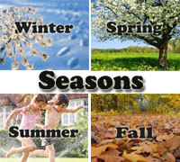 Four Seasons themes for preschool and kindergarten