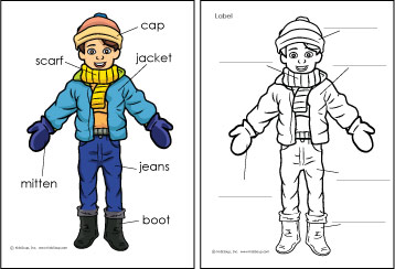 Keeping Warm! Winter Clothing Riddles, Rhyme, Game, and More! | KidsSoup