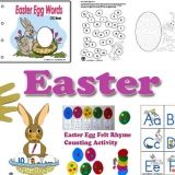 Easter Crafts, Activities, and Games for Preschool and Kindergarten