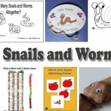 Snails and Worms Preschool Activities and Lessons