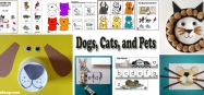 Dogs, Cats, and Pets Activities for Preschool