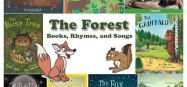 Preschool forest animals books, rhymes, and songs