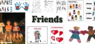 Friends Activities Crafts and Lessons for preschool and kindergarten