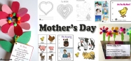 Mother's Day Crafts and Activities for preschool and kindergarten