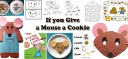 If you Give a Mouse a Cookie activities for  preschool and kindergarten