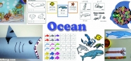 Ocean Animals Activities, Lessons, Crafts for Preschool