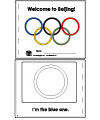 Olympic rings booklet