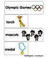 Olympic games word wall
