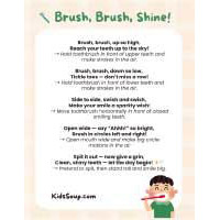 Brush, Brush, Shine! Movement preschool Rhyme