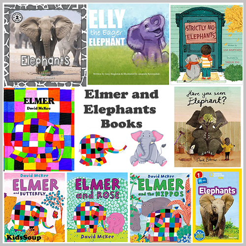 Elmer and Elephant Books for children, preschool and Kindergarten