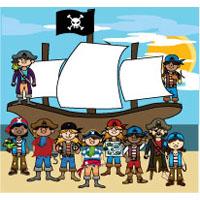 10 Little Pirates Felt Rhyme and preschool activities