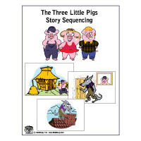The Three Little Pigs Story Sequencing