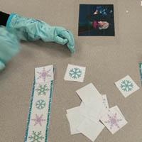 Snow Flakes Patterns Preschool and Kindergarten activity