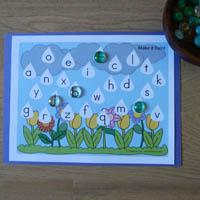 Make It Rain! Letters of the Alphabet 