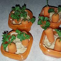 Bunny preschool snack