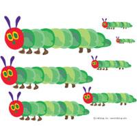 Caterpillars order by size activity and printable for preschool and kindergarten