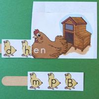 Hen -en Word Family Song and Activity Preschool and Kindergarten