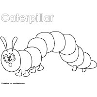 The Hungry Caterpillar Coloring Page