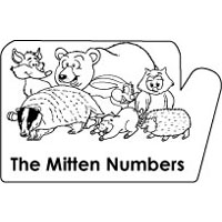 The Mitten Number Writing Booklet 