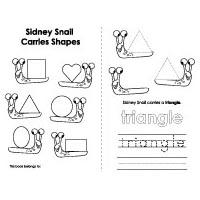 Sidney Snail Carries Shapes Book