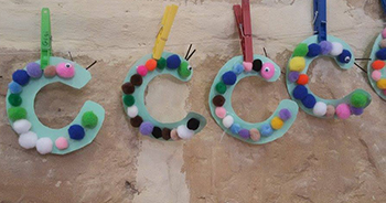 C is for caterpillar craft for preschool and kindergarten