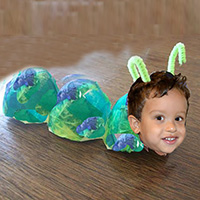 My Hungry Caterpillar craft for preschool and kindergarten